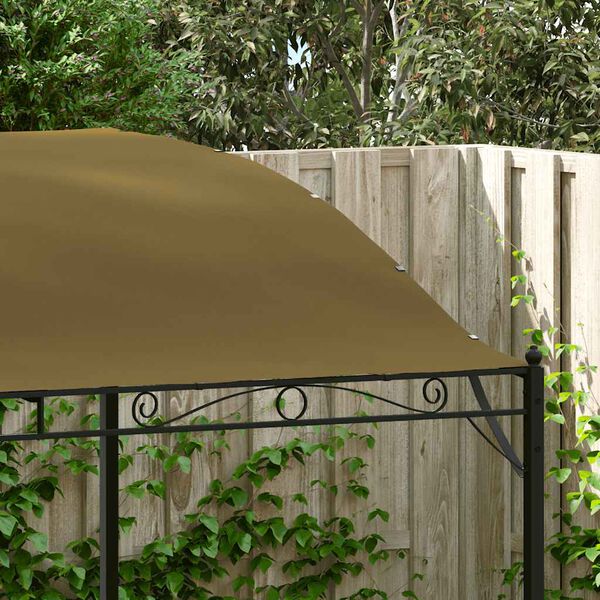vidaXL Toldo parasol gris taupe 3x2,4 cm 180 g/m²