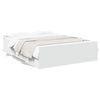 vidaXL Cama con cajones madera de ingenier&iacute;a blanco 135x190 cm