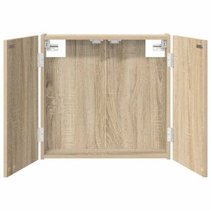 vidaXL Armario para dianas Roble Sonoma 56 x 12 x 53,5 cm