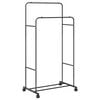 vidaXL Perchero para ropa Liso Negro 80 x 53 x 156 cm