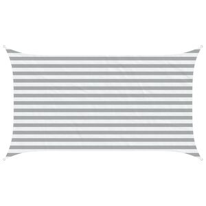vidaXL Toldo Vela de Sombra Gris claro y . 3,5 x 2 m