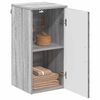 vidaXL Gabinete de Ba&ntilde;o con puerta Gris Sonoma 30 x 31,5 x 61 cm