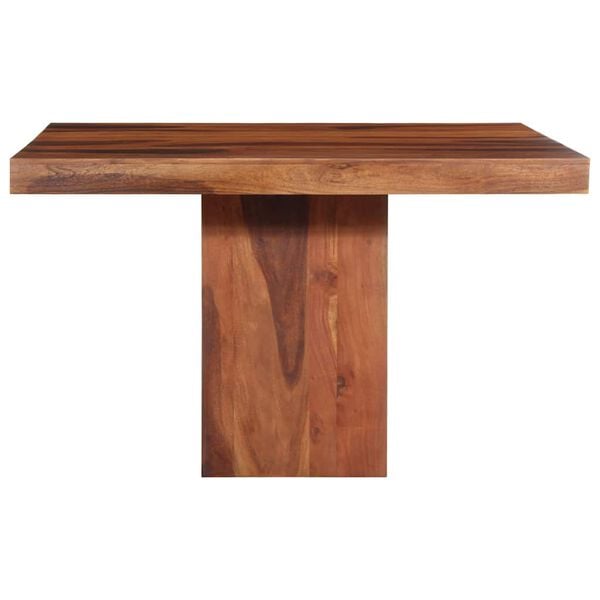 vidaXL Mesa de comedor madera maciza de acacia 120x120x77 cm