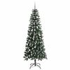 vidaXL &Aacute;rbol de Navidad artificial Verde 240 cm PVC, Pl&aacute;stico y Acero