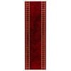 vidaXL Alfombra Runner FLORNES Tejido Rojo PP 7 mm