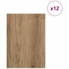 vidaXL Paneles Decorativos 12 pcs Roble artesanal 21 x 30 x 0,27 cm