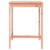 vidaXL Mesa de jardín madera maciza Douglas 82,5x82,5x110 cm