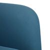 vidaXL Sof&aacute; Loveseat Terciopelo Azul 109 cm