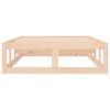 vidaXL Estructura de cama individual pequeña madera maciza 75x190 cm