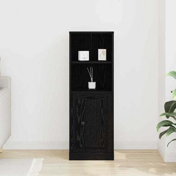 vidaXL Buffet Roble Negro 36 x 35.5 x 103.5 cm Madera contrachapada