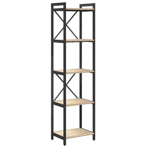 vidaXL Estante de libros 40 x 30 x 155 cm Madera de ingenier&iacute;a
