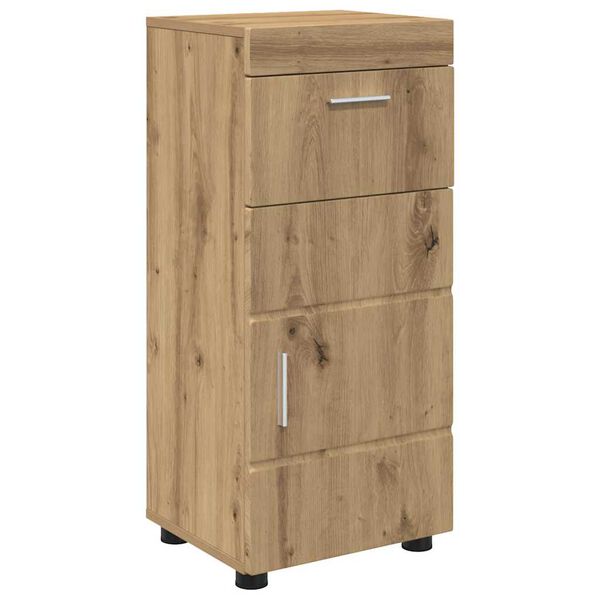 vidaXL Juego de Muebles de Ba&ntilde;o con caj&oacute;n TULUM Roble artesanal
