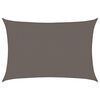 vidaXL Toldo de vela gris antracita HDPE 160 g/m&sup2; 5x7 m