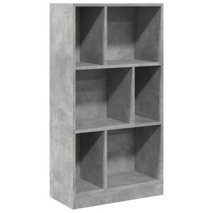 vidaXL Estanter&iacute;a madera de ingenier&iacute;a gris hormig&oacute;n 57x28,5x107,5 cm