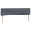 vidaXL Cama box spring con colch&oacute;n terciopelo gris oscuro 180x210 cm
