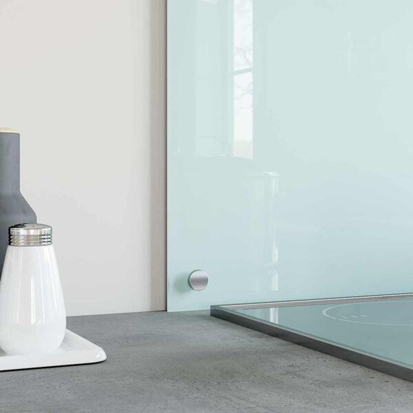 vidaXL Protección salpicaduras cocina vidrio templado blanco 80x50 cm