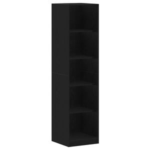 vidaXL Armario Roble Negro 50 x 50 x 200 cm Madera de ingenier&iacute;a