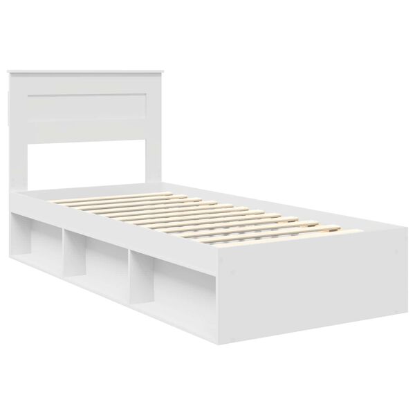 vidaXL Estructura de cama 100 x 200 cm Madera de pino macizo