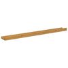 vidaXL Estante de pared 4 pcs Beige 80 x 9 x 3 cm Madera de ingenier&iacute;a