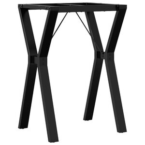 vidaXL Patas de mesa de comedor estructura Y acero 50x40x73 cm
