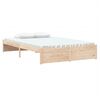 vidaXL Estructura de cama sin colchón madera maciza 120x200 cm