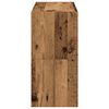 vidaXL Zapateros 2 uds apilables madera vieja 60x30x30,5 cm