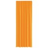 vidaXL Cortinas de gasa con bolsillos para varillas 2 uds. naranja