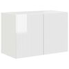 vidaXL Mueble de TV Montado en la Pared 59,5 x 31 x 40 cm brillante