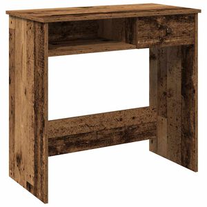 vidaXL Escritorio de madera ingenier&iacute;a madera envejecida 80x40x75 cm