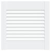 vidaXL Puerta de armario de lamas madera pino blanco 39,5x39,4 cm