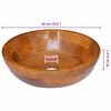 vidaXL Lavabo de madera maciza de teca &Phi;40x10 cm