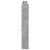 vidaXL Cabecero de cama con luz LED gris hormigón 220x16,5x103,5 cm