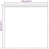 vidaXL Cortinas de gasa con trabillas 2 uds morado 140x140 cm