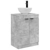 vidaXL Vanidad de ba&ntilde;o con lavabo Gris Hormig&oacute;n 54 x 35 x 83 cm