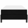 vidaXL Cama tipo Box Spring con colch&oacute;n Negro 90 x 200 cm tela