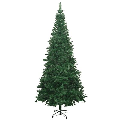 vidaXL Árbol de Navidad artificial con LEDs verde 240 cm 910 ramas