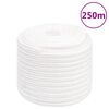 vidaXL Cuerda de barco polipropileno blanco intenso 16 mm 250 m