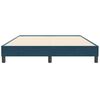 vidaXL Estructura de cama sin colch&oacute;n terciopelo azul oscuro 160x210cm