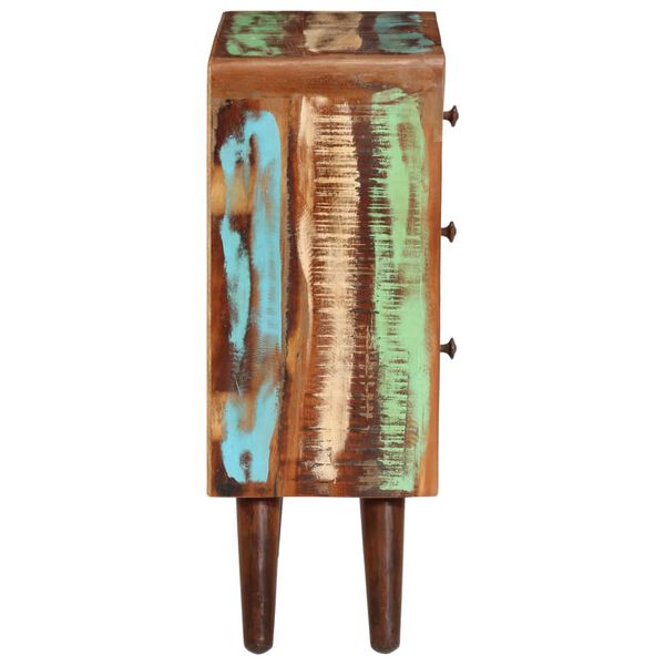 vidaXL Aparador de madera maciza reciclada 55x30x80 cm