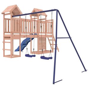 vidaXL Parque infantil de exterior madera maciza Douglas