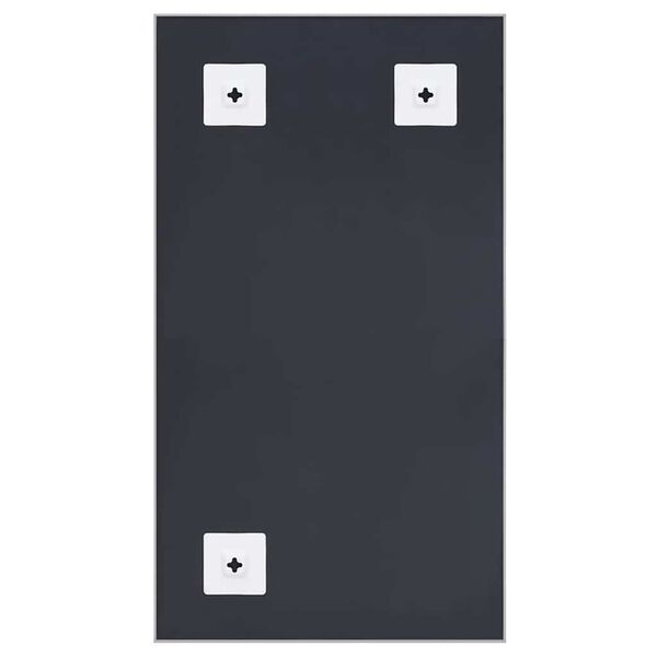 vidaXL Espejo plateado 80x60 cm