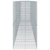 vidaXL Cesta de gaviones con cubierta hierro galvanizado 850x100x200cm