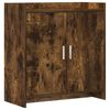 vidaXL Aparador Roble Ahumado 72 x 36 x 80 cm Madera de ingenier&iacute;a