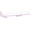 vidaXL Estante flotante de pared MDF roble y blanco 80x23,5x3,8 cm