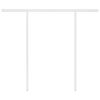 vidaXL Toldo manual retráctil con luz LED gris antracita 3x2,5 m