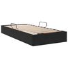 vidaXL Cama con almacenamiento Negro 90 x 200 cm Terciopelo