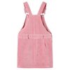 Vestido infantil pana rosa claro 116