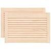 vidaXL Puertas de armario de lamas 2 uds madera de pino 39,5x59,4 cm