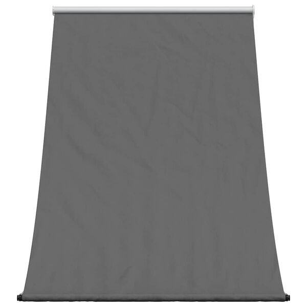 vidaXL Toldo retr&aacute;ctil de tela y acero gris antracita 100x150 cm