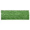 vidaXL Toldo para balc&oacute;n con hojas verde 300x100 cm